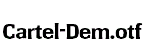Cartel-Dem.otf