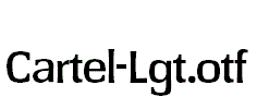 Cartel-Lgt.otf
