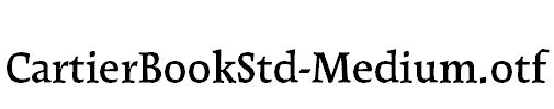 CartierBookStd-Medium.otf