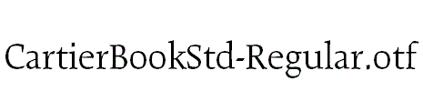 CartierBookStd-Regular.otf