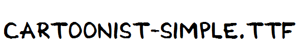 Cartoonist-Simple.TTF