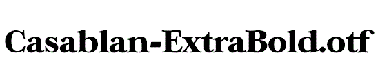 Casablan-ExtraBold.otf