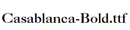 Casablanca-Bold.otf
