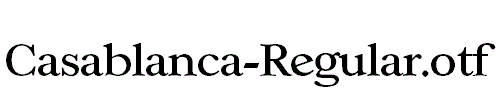 Casablanca-Regular.otf