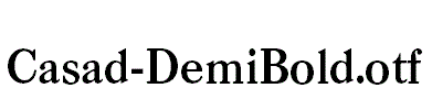 Casad-DemiBold.otf