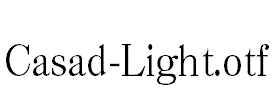 Casad-Light.otf