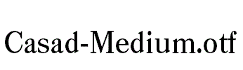 Casad-Medium.otf