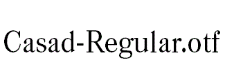 Casad-Regular.otf