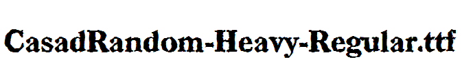 CasadRandom-Heavy-Regular.ttf