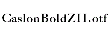 CaslonBoldZH.otf