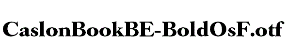 CaslonBookBE-BoldOsF.otf
