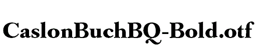CaslonBuchBQ-Bold.otf