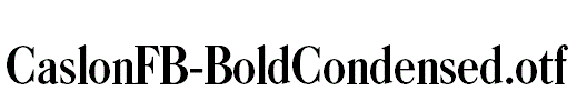 CaslonFB-BoldCondensed.otf