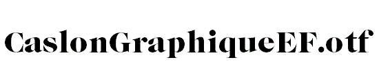 CaslonGraphiqueEF.otf