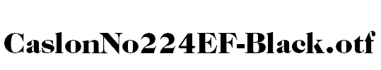CaslonNo224EF-Black.otf