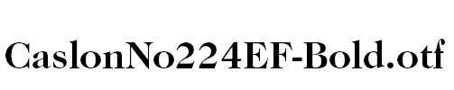 CaslonNo224EF-Bold.otf