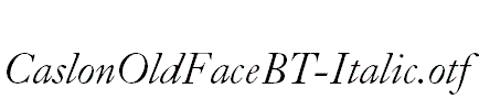 CaslonOldFaceBT-Italic.otf