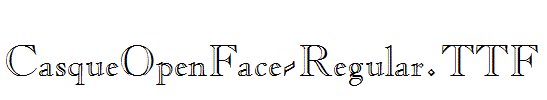 CasqueOpenFace-Regular.TTF
