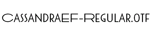 CassandraEF-Regular.otf