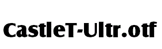 CastleT-Ultr.otf