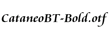 CataneoBT-Bold.otf