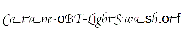 CataneoBT-LightSwash.otf