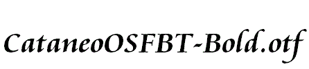 CataneoOSFBT-Bold.otf