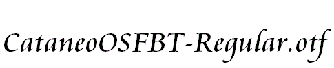 CataneoOSFBT-Regular.otf