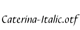 Caterina-Italic.otf