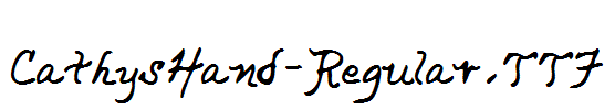 CathysHand-Regular.TTF