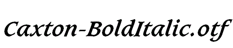 Caxton-BoldItalic.otf