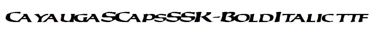 CayaugaSCapsSSK-BoldItalic.ttf