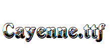 Cayenne.ttf