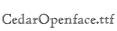 CedarOpenface.ttf