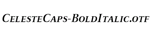 CelesteCaps-BoldItalic.otf