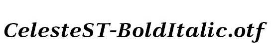 CelesteST-BoldItalic.otf