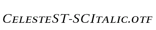 CelesteST-SCItalic.otf