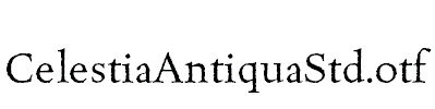 CelestiaAntiquaStd.otf