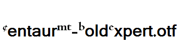 CentaurMT-BoldExpert.otf