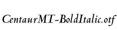CentaurMT-BoldItalic.otf