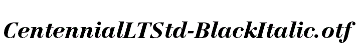 CentennialLTStd-BlackItalic.otf