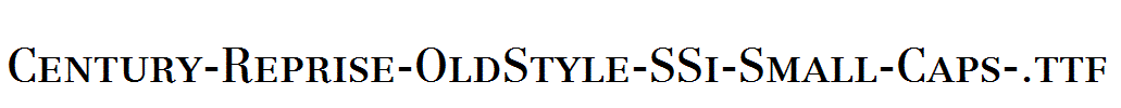 Century-Reprise-OldStyle-SSi-Small-Caps-.ttf