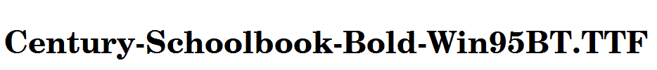 Century-Schoolbook-Bold-Win95BT.TTF