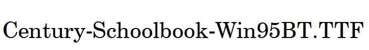 Century-Schoolbook-Win95BT.TTF