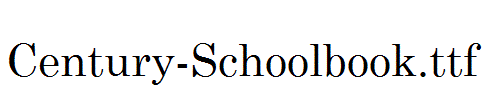 Century-Schoolbook.ttf