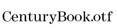 CenturyBook.otf