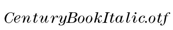 CenturyBookItalic.otf
