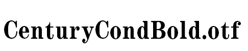 CenturyCondBold.otf