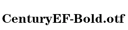 CenturyEF-Bold.otf
