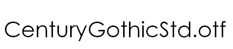 CenturyGothicStd.otf